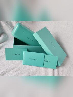 Tiffany & Co. Women's Eye Glass Case And Box With Papers